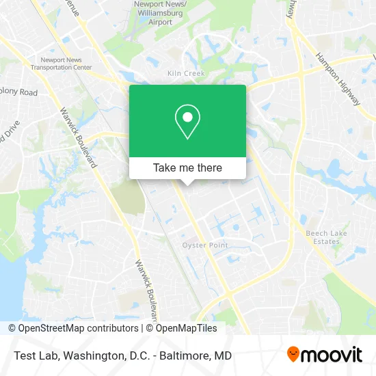 Test Lab map