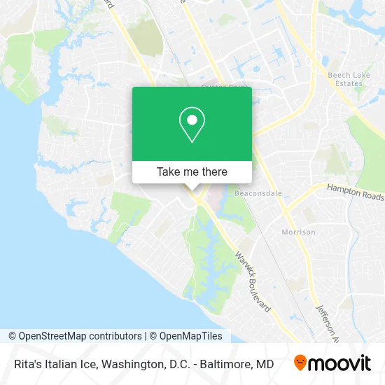 Rita's Italian Ice map