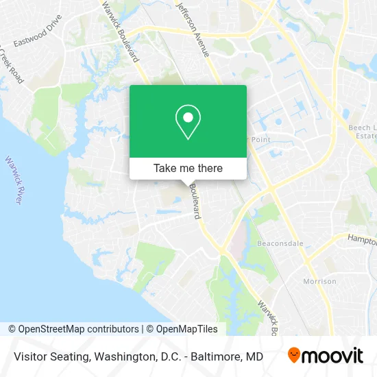 Visitor Seating map