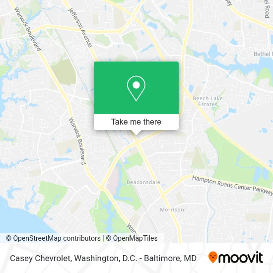 Casey Chevrolet map