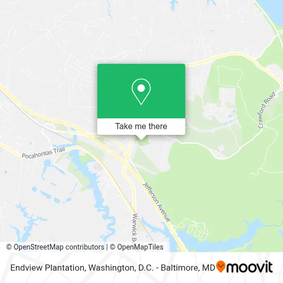 Endview Plantation map