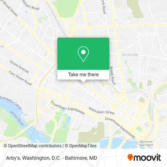 Arby's map