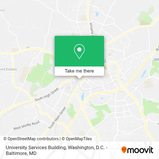 University Services Building map