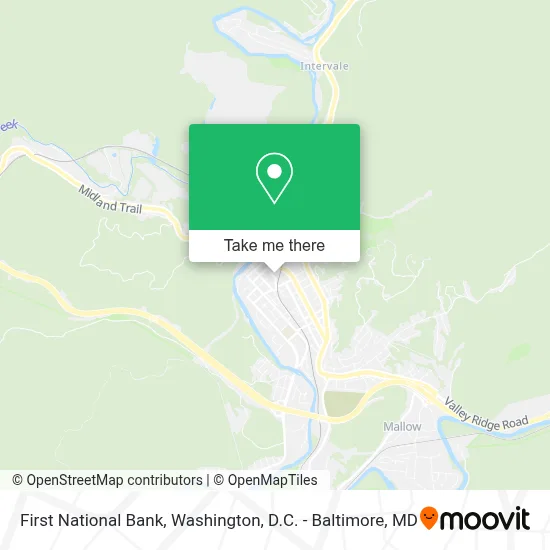 First National Bank map