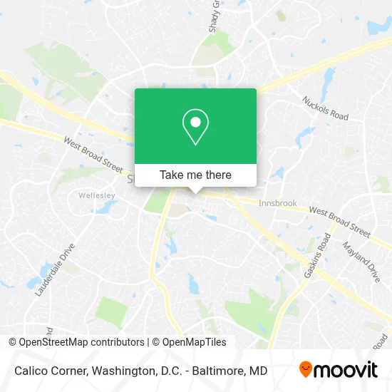 Calico Corner map