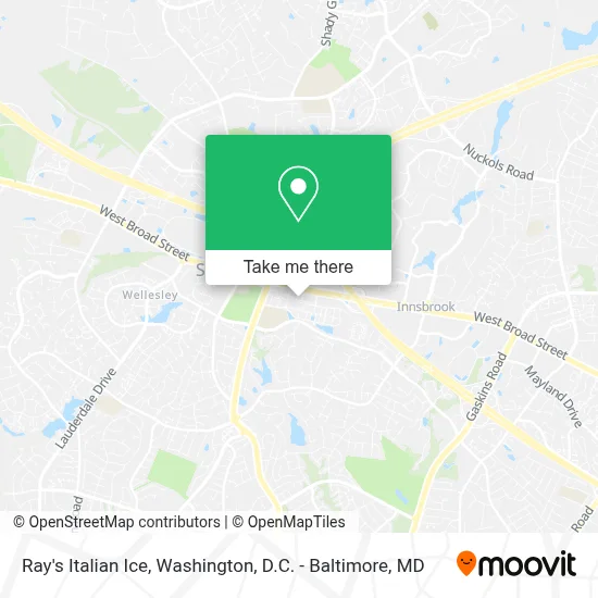 Ray's Italian Ice map
