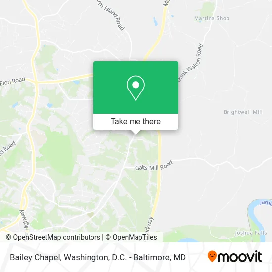 Bailey Chapel map