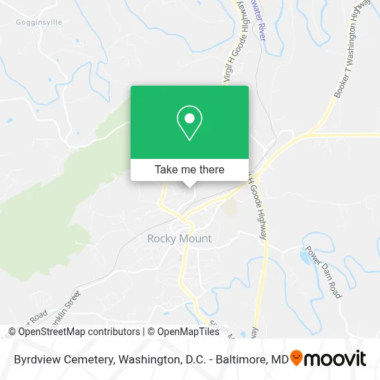 Byrdview Cemetery map