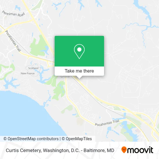 Curtis Cemetery map