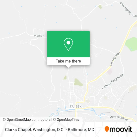 Clarks Chapel map