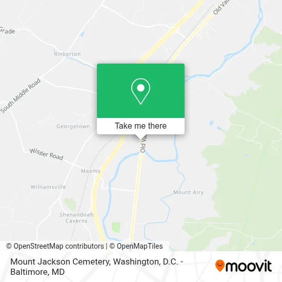 Mount Jackson Cemetery map