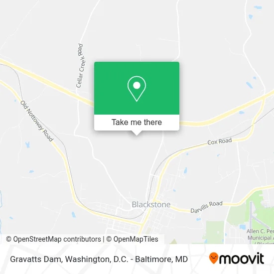 Gravatts Dam map