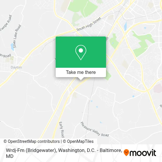Wrdj-Fm (Bridgewater) map