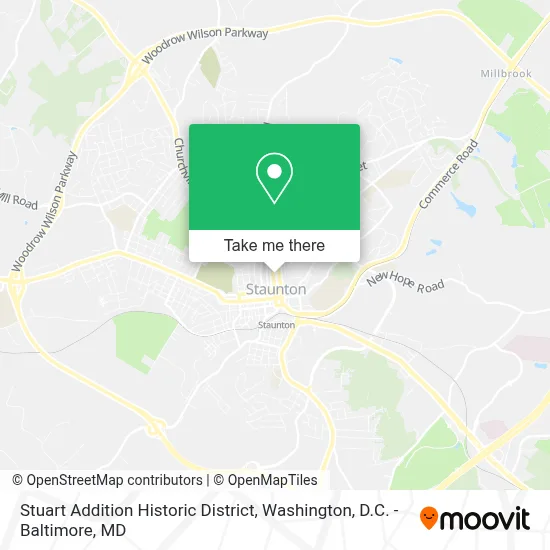Stuart Addition Historic District map