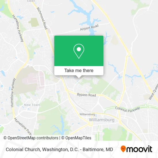 Colonial Church map