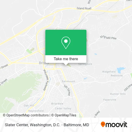 Slater Center map