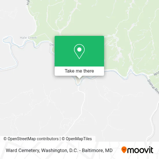 Ward Cemetery map