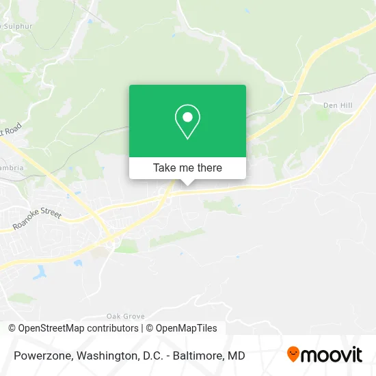 Powerzone map