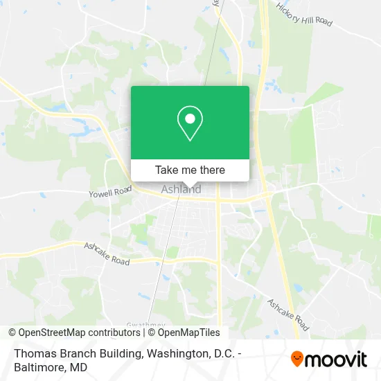 Thomas Branch Building map
