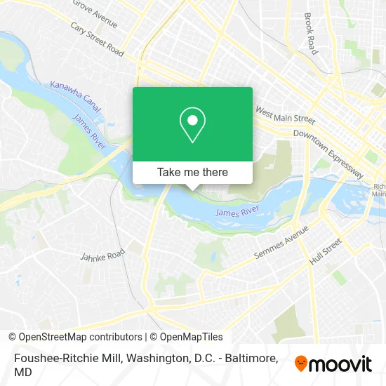 Foushee-Ritchie Mill map