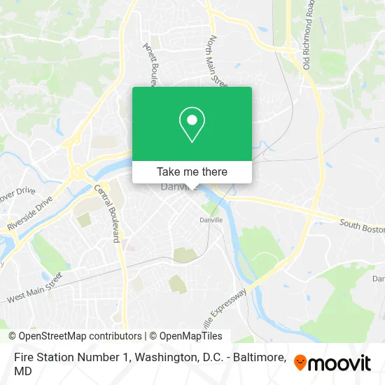 Fire Station Number 1 map