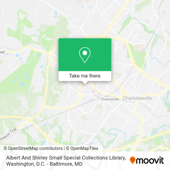 Albert And Shirley Small Special Collections Library map