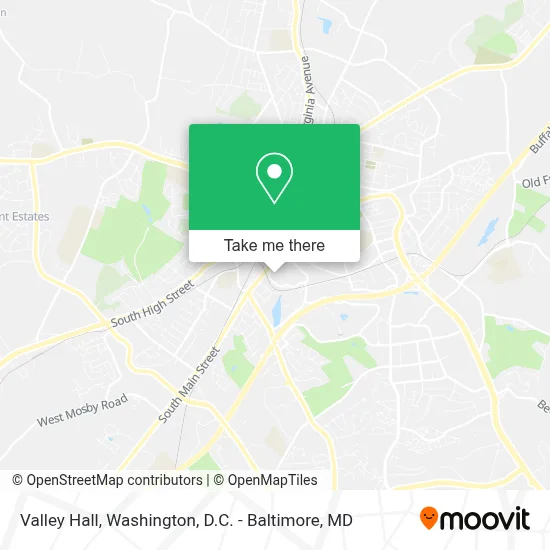 Valley Hall map