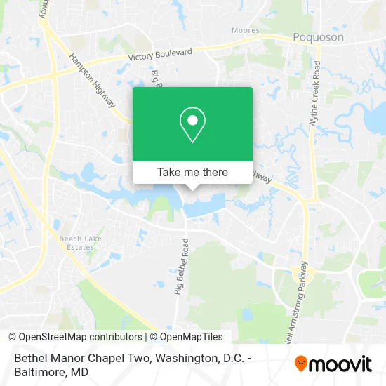 Bethel Manor Chapel Two map