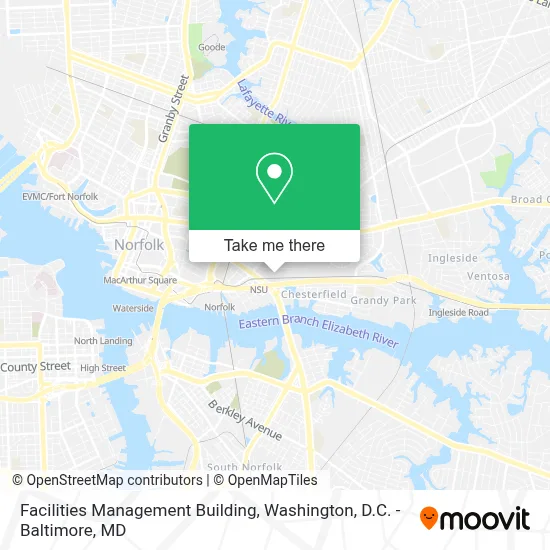 Facilities Management Building map