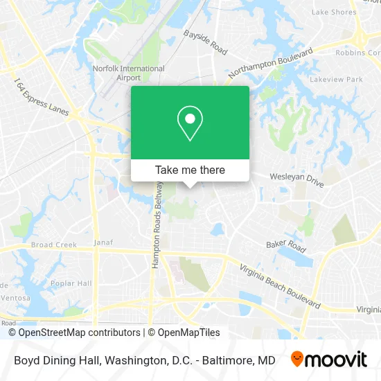 Boyd Dining Hall map