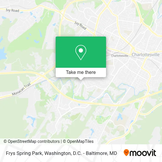 Frys Spring Park map