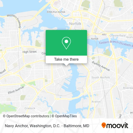 Navy Anchor map