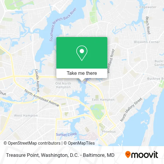 Treasure Point map