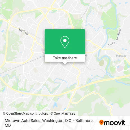 Midtown Auto Sales map