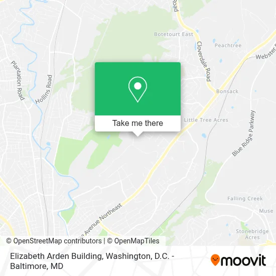Elizabeth Arden Building map