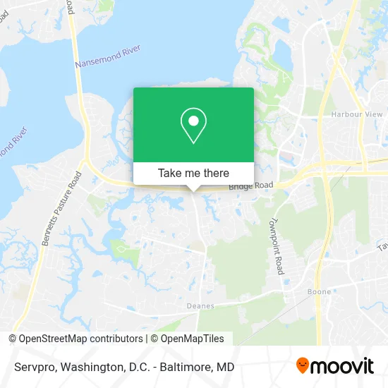 Servpro map