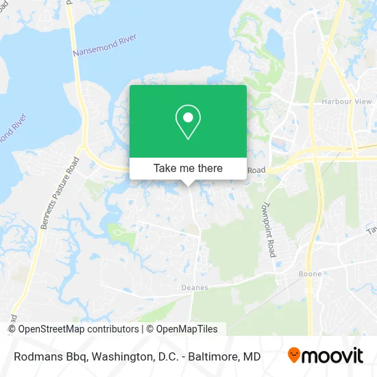 Rodmans Bbq map