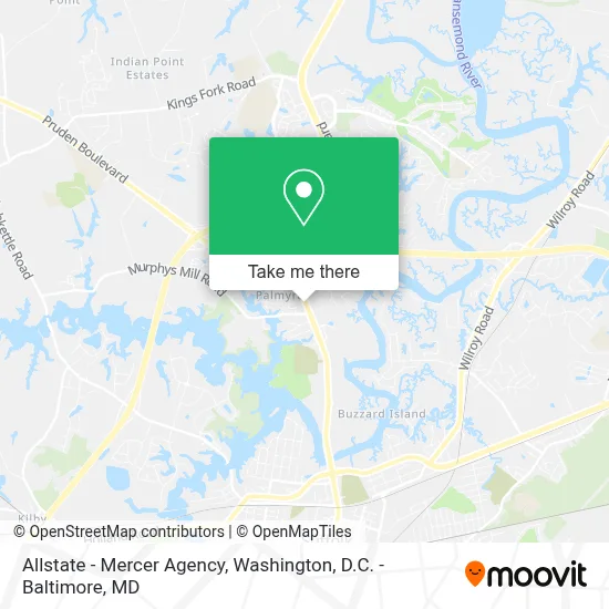 Allstate - Mercer Agency map