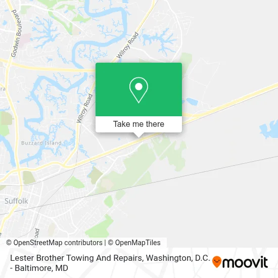 Lester Brother Towing And Repairs map