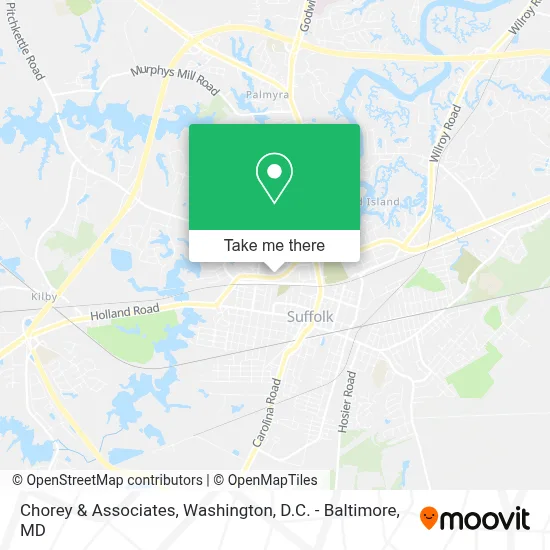 Chorey & Associates map