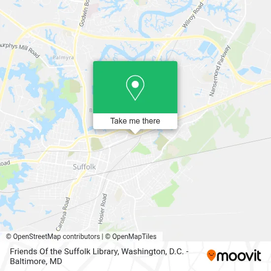 Friends Of the Suffolk Library map