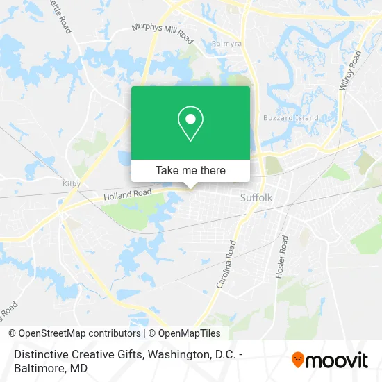Distinctive Creative Gifts map