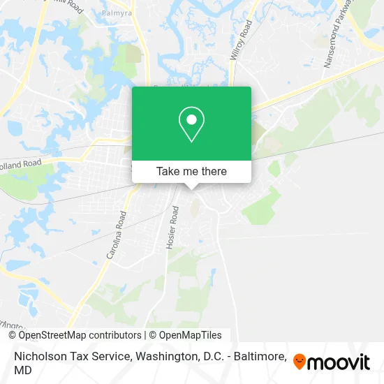 Nicholson Tax Service map