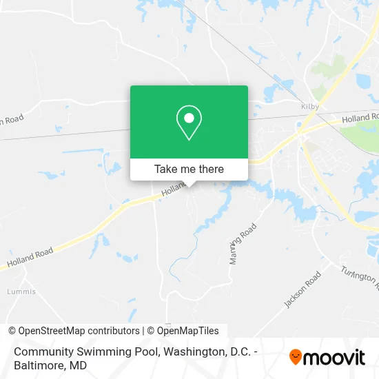 Community Swimming Pool map