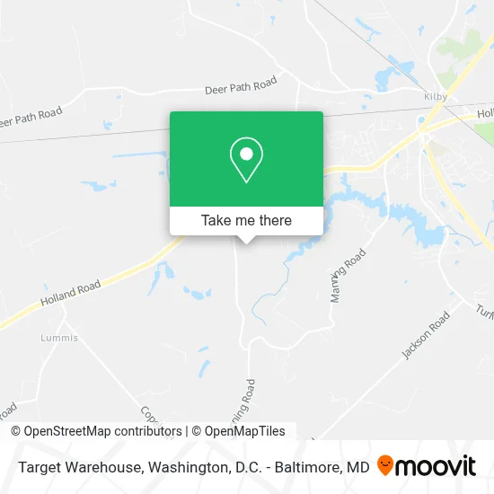 Target Warehouse map
