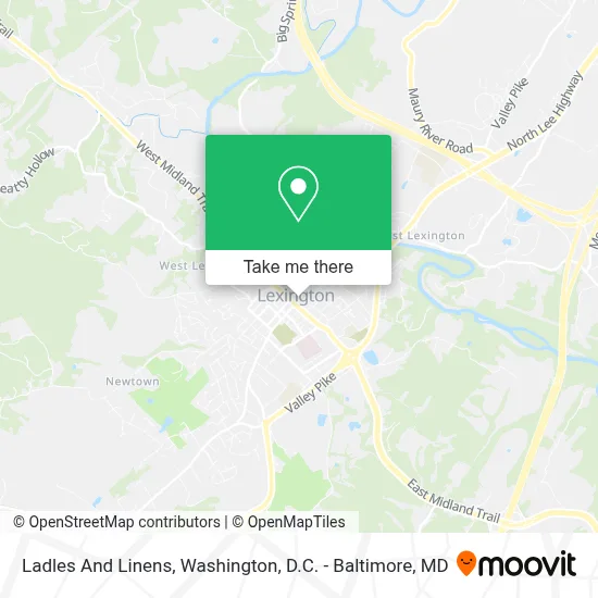 Ladles And Linens map