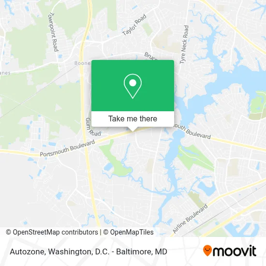 Autozone map