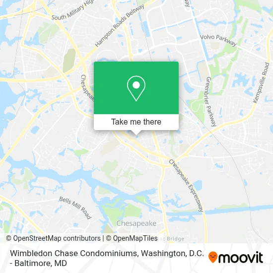 Wimbledon Chase Condominiums map