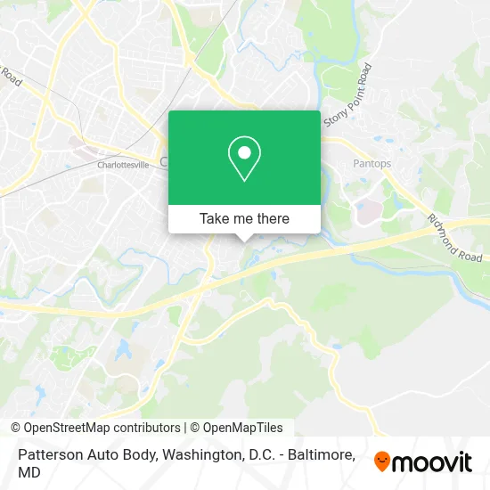 Patterson Auto Body map