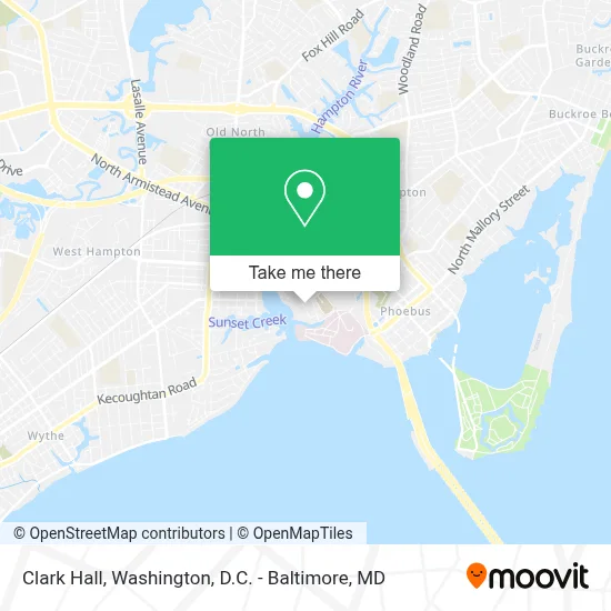 Clark Hall map